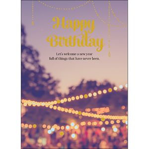 A138 - Happy Birthday - Spiritual Greeting Card