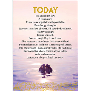 A112 - Today Is A Brand New Day - Spiritual Greeting Card