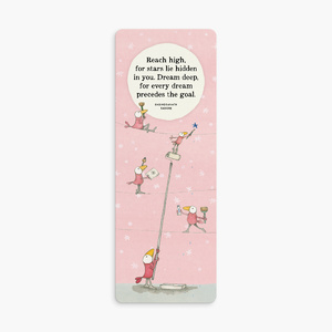 BK55 - Reach high, for stars lie hidden in you... - Twigseeds Bookmark 