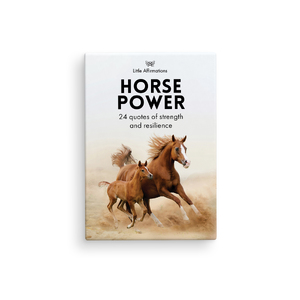 DHW - Horse Power - 24 affirmation cards + stand