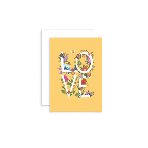 TB02 - Love - Bee Mini Card